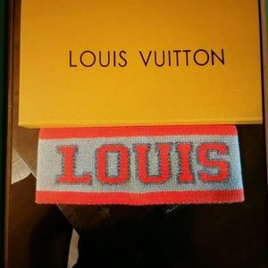 Louis vuitton cashmere headband tags box